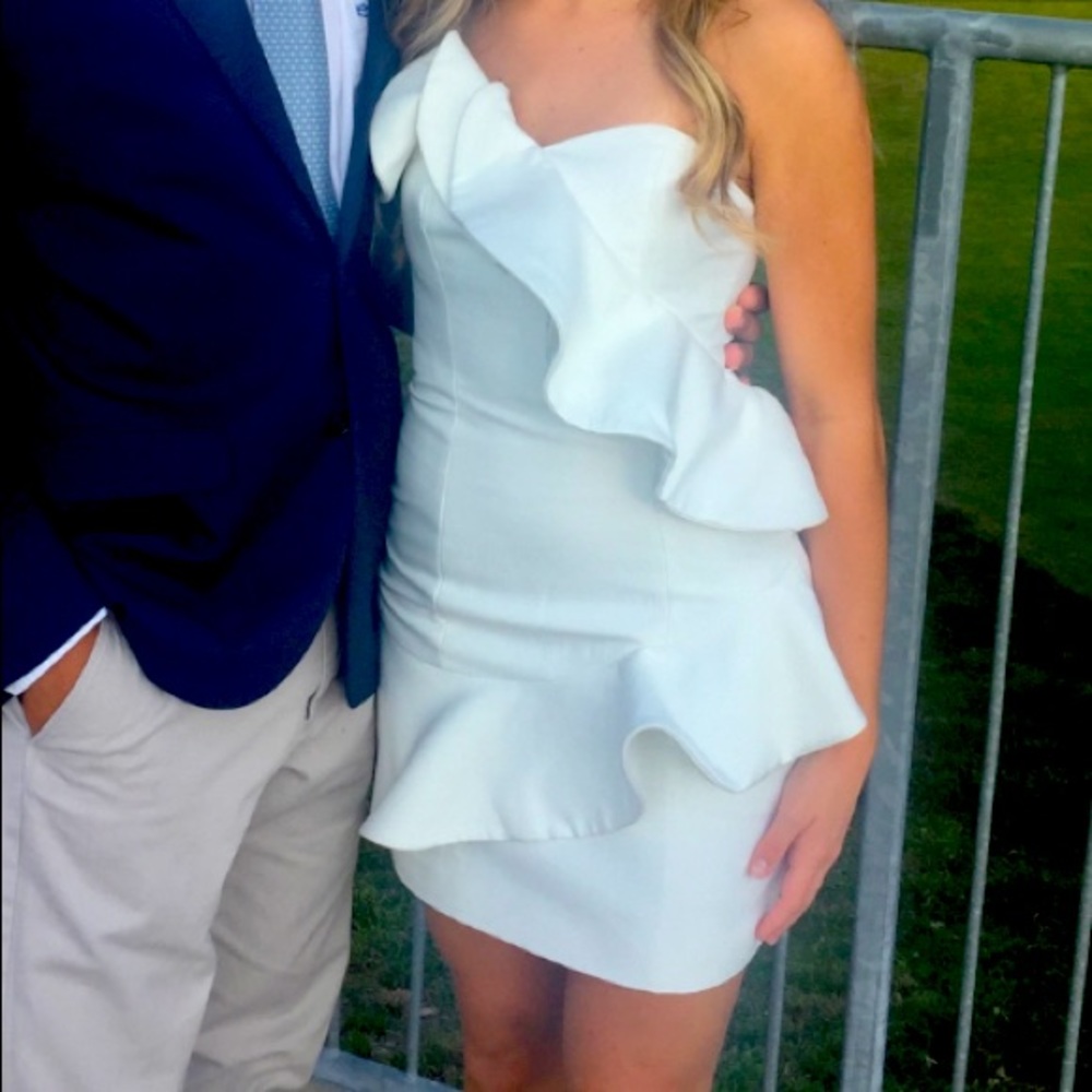 White strapless XS dress